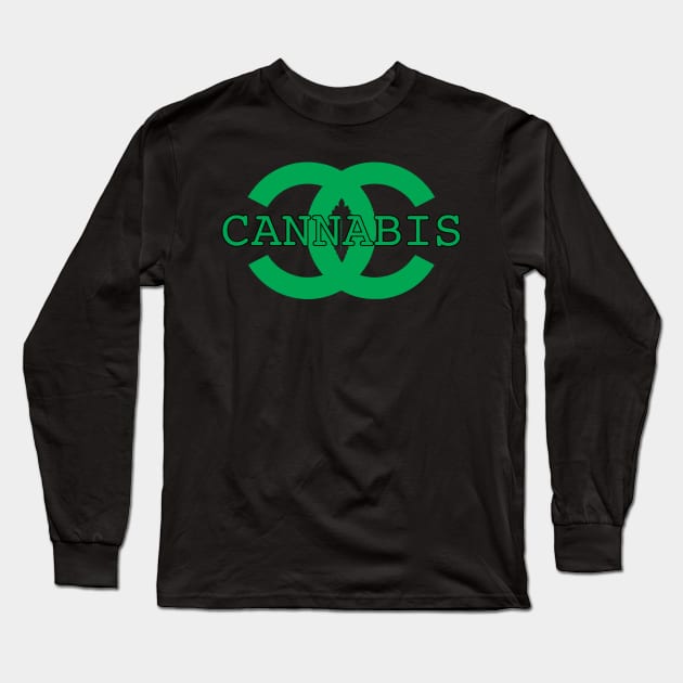 Cannabis Channel Parody Long Sleeve T-Shirt by Merchsides